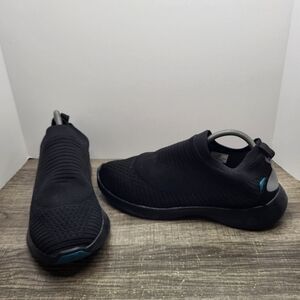 Vessi Everyday Move Slip-On Sneakers Waterproof  Onyx Black Knit Shoes Mens 10